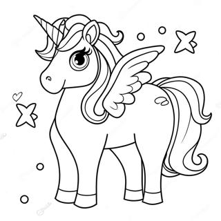 Page A Colorier Licorne Etincelante Lol 37757-31415