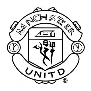 Page A Colorier Du Logo Manchester United 37797-31445