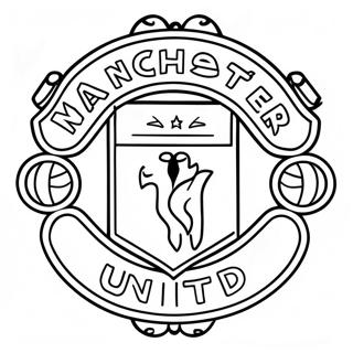 Page A Colorier Du Logo Manchester United 37797-31446