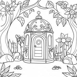 Page A Colorier Du Jardin Secret Fantaisiste 37887-31517