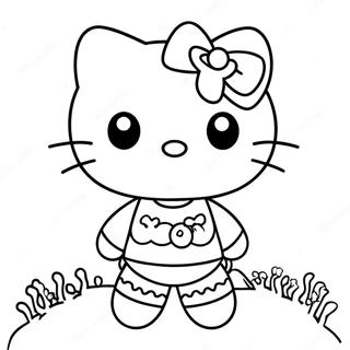 Page A Colorier De Hello Kitty Zombie 37896-31535