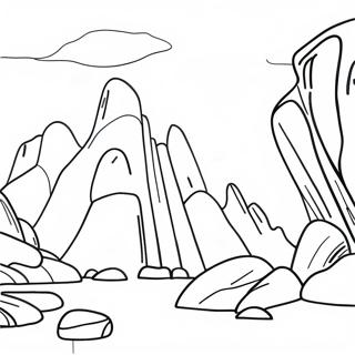 Page A Colorier Dune Formation Rocheuse Coloree 3791-3072