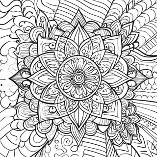 Page A Colorier Mandala De Soulagement De Lanxiete 37946-31574