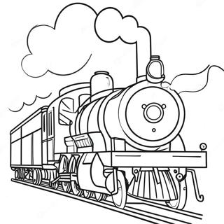 Page A Colorier Locomotive A Vapeur En Action 37957-31562