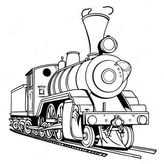 Page A Colorier Locomotive A Vapeur En Action 37957-31563