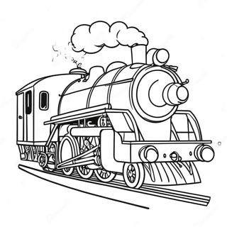 Page A Colorier Locomotive A Vapeur En Action 37957-31564