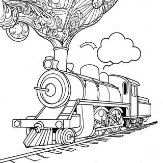 Page A Colorier Locomotive A Vapeur 37967-31581