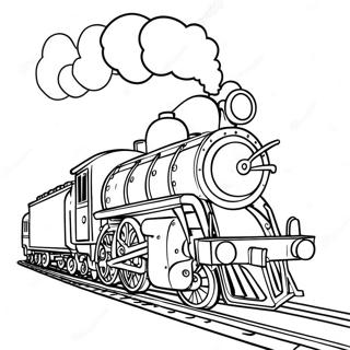 Page A Colorier Locomotive A Vapeur 37967-31583