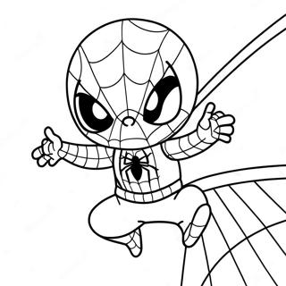 Page A Colorier Chibi Spiderman 37996-31603