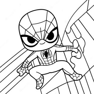 Page A Colorier Chibi Spiderman 37996-31604