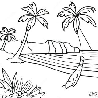 Page A Colorier Plage Scenique Dhawai 38076-31667