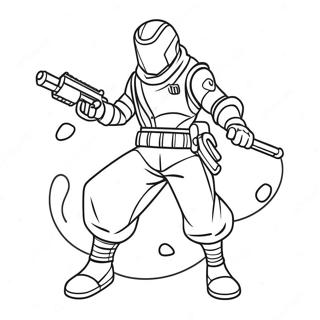 Page A Colorier Personnage Drift Fortnite En Action 38097-31684