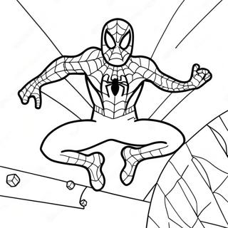 Spiderman Joyeux Anniversaire Pages À Colorier