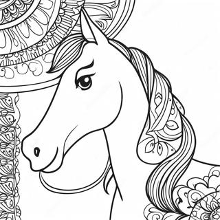 Page A Colorier Cheval Arabe 38186-31750