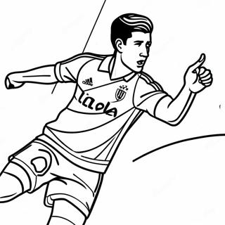 Page A Colorier De Lewandowski Marquant Un But 38277-31829