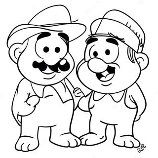 Page A Colorier De Burt Et Ernie 38316-31857