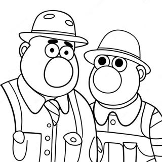 Page A Colorier De Burt Et Ernie 38316-31858