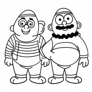 Page A Colorier De Burt Et Ernie 38316-31859