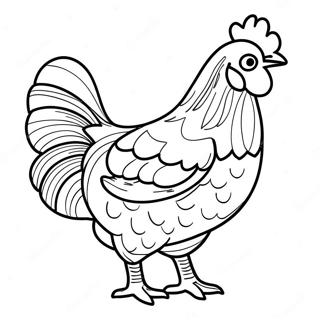 Page A Colorier De Poulet 38356-31886