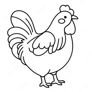 Page A Colorier De Poulet 38356-31888