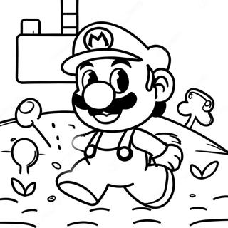 Super Mario Bros 3 Pages À Colorier