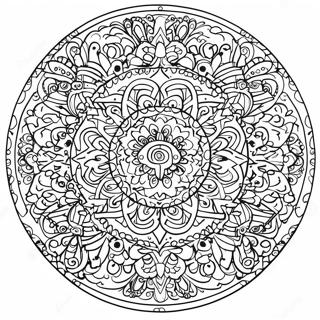 Page A Colorier Mandala Symetrique 38456-31968