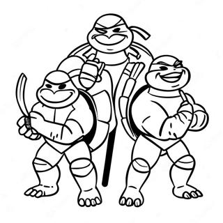 Tmnt Pages À Colorier