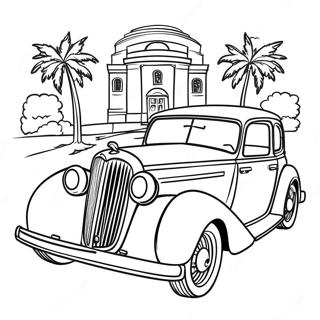 Page A Colorier Voiture Vintage Classique 38717-32182