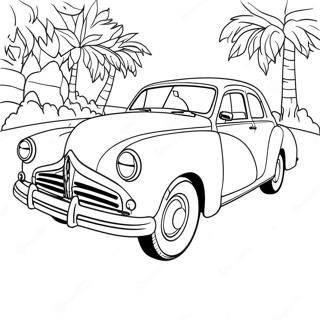 Page A Colorier Voiture Vintage Classique 38717-32183