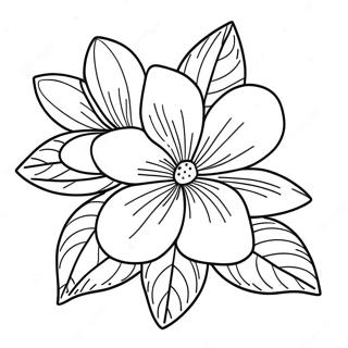 Page A Colorier Fleur Dorange 38736-32193