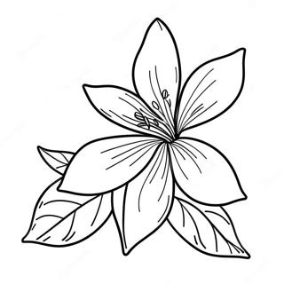 Page A Colorier Fleur Dorange 38736-32196