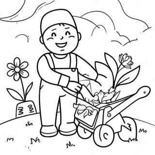 Page A Colorier Jardinage 38826-32267