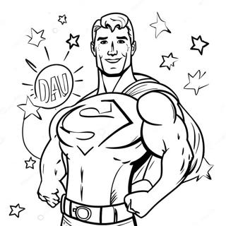 Page A Colorier Super Heros Pour La Fete Des Peres 38917-32330