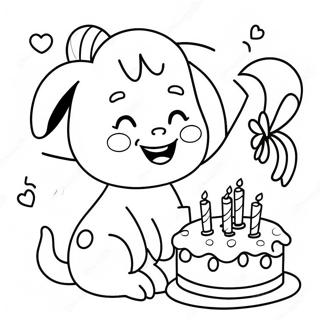 Page A Colorier Joyeux Anniversaire Tata Mignonne 38957-32368