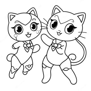 Page A Colorier Mew Mew Power Girls 38977-32379