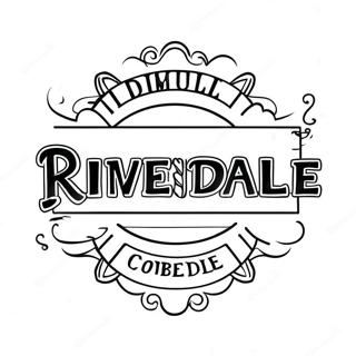 Page A Colorier Du Logo De Riverdale 39006-32399