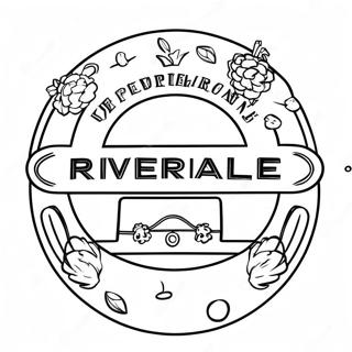 Page A Colorier Du Logo De Riverdale 39006-32400