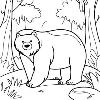 Page A Colorier Ours Brun 3910-3163