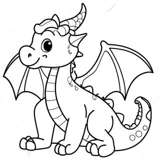 Page A Colorier De Dragon De Noel 39157-32506