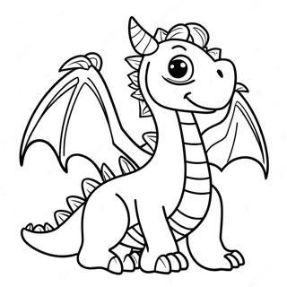 Page A Colorier De Dragon De Noel 39157-32508