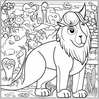 Page A Colorier Animaux En Pixel Art Colores 3921-3175