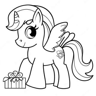 Page A Colorier De Noel My Little Pony 39277-32606