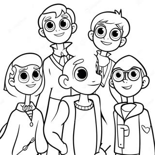 Page A Colorier Des Personnages De Cyberchase En Aventure 39308-32641