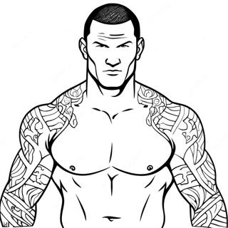 Randy Orton Pages À Colorier