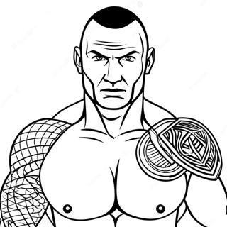 Page A Colorier De Randy Orton Wwe 39387-32694