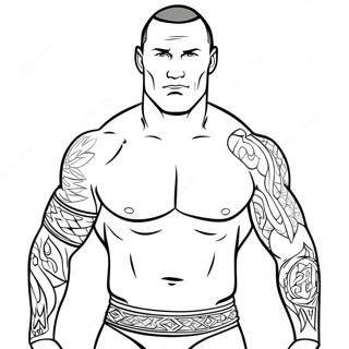 Page A Colorier De Randy Orton Wwe 39387-32695