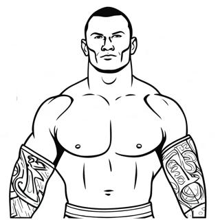 Page A Colorier De Randy Orton Wwe 39387-32696