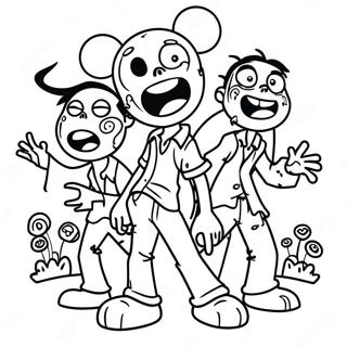 Disney Zombies Pages À Colorier