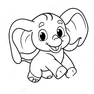 Page A Colorier Dumbo Volant Haut 3941-3190