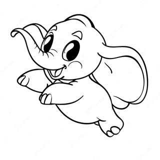 Page A Colorier Dumbo Volant Haut 3941-3192